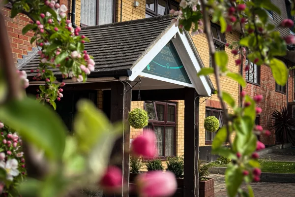 Garden at Abbey Care Complex, Abbey Road, Ilford
