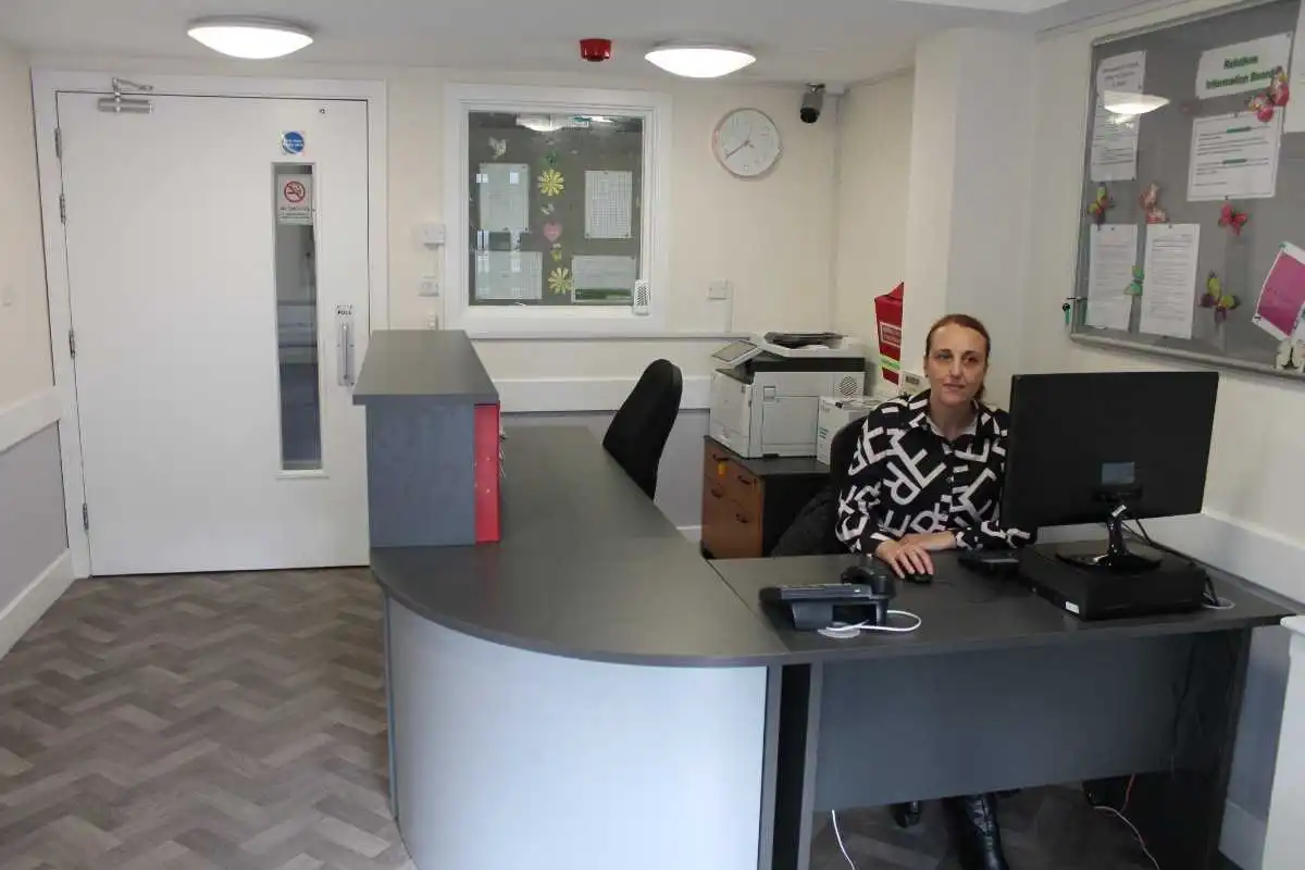Spacious and welcoming communal lounge area